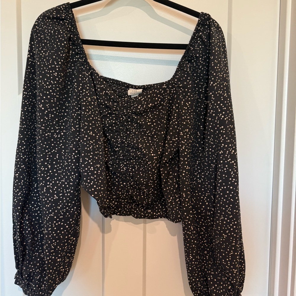 A New Day long sleeve crop top